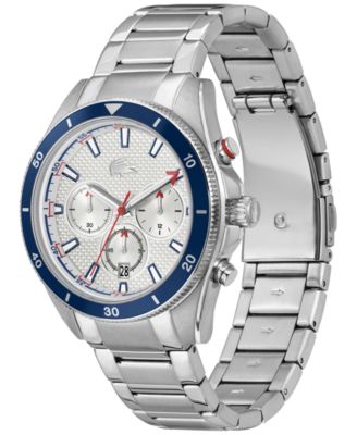 Men's Mainsail Silver Stainless Steel Bracelet Watch 43mm