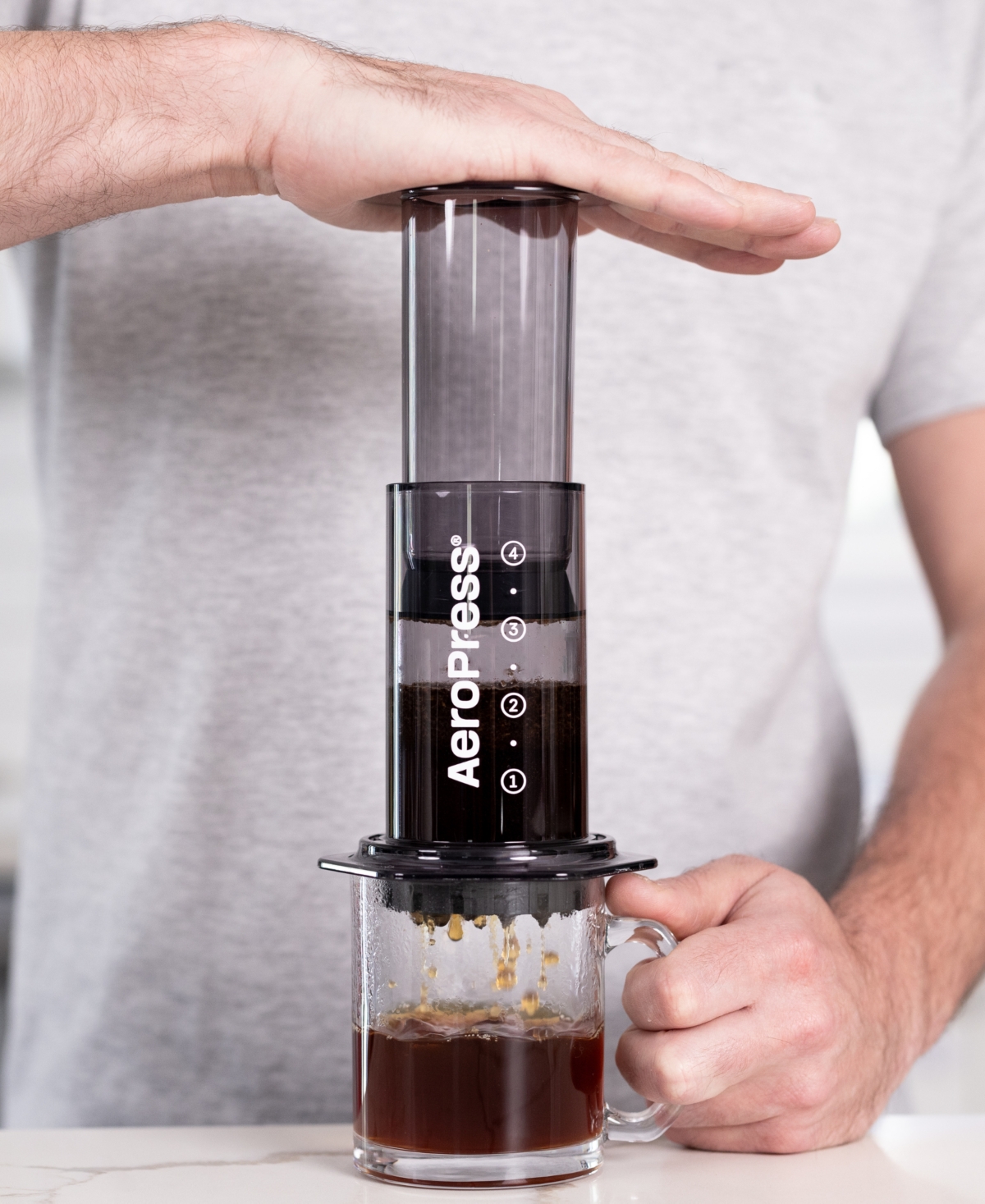 AeroPress 3-in-1 Technology Single-Cup Travel Coffee Maker