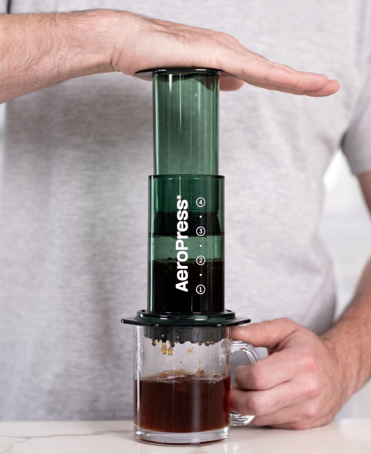 AeroPress 3-in-1 Technology Single-Cup Travel Coffee Maker