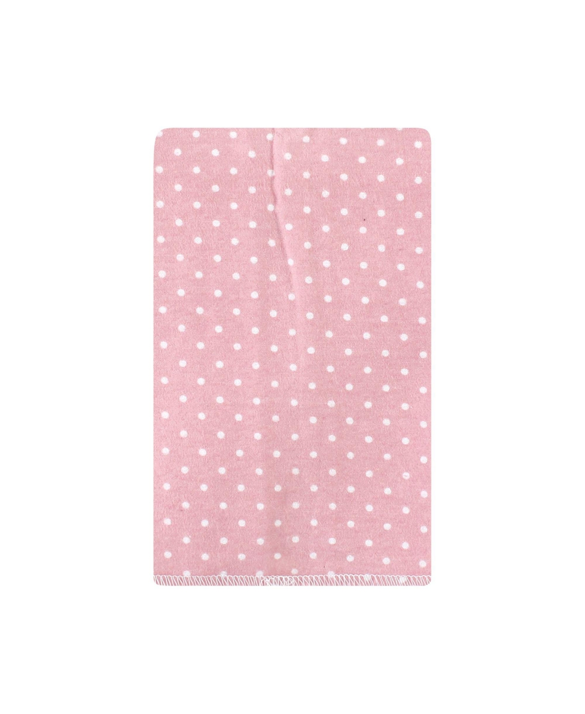 Hudson Baby Girls 10-Piece Flannel Cotton-Poly Burp Cloth Blend