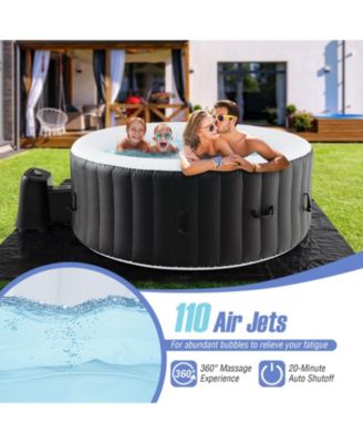 70 Inches Round SPA Pool Hottub with 110/130 Air Jets Electric Heater Pump
