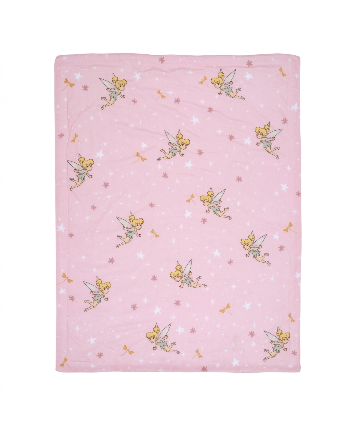 Bedtime Originals Disney Tinker BellSoft Fleece Faux Shearling Baby Blanket - Pink