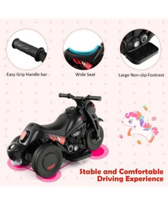 6V Kids Electric Ride on Motorcycle with Bubble Maker and Music