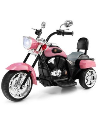 6V Powered Toddler 3-Wheel Motorbike Ride On Toy with Horn and Headlight