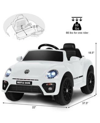 Volkswagen Beetle Kids Electric Ride On Car with Remote Control