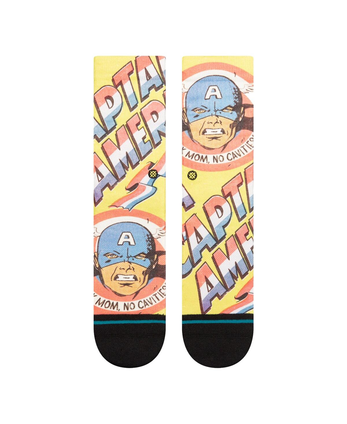 Stance Big Boys And Girls Yellow Marvel Crew Socks In Yellow