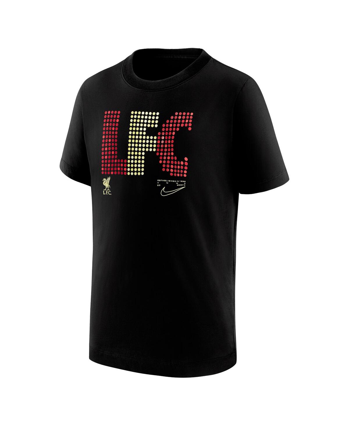 Nike Big Boys and GirlsLiverpool Lights Performance T-Shirt - Black