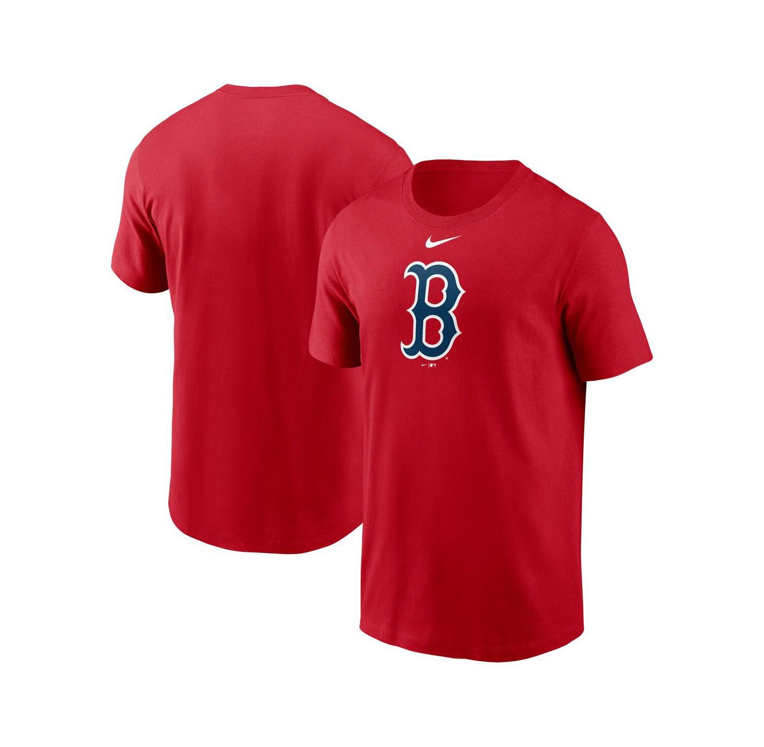 Men's Red Boston Red Sox Fuse Logo T-Shirt