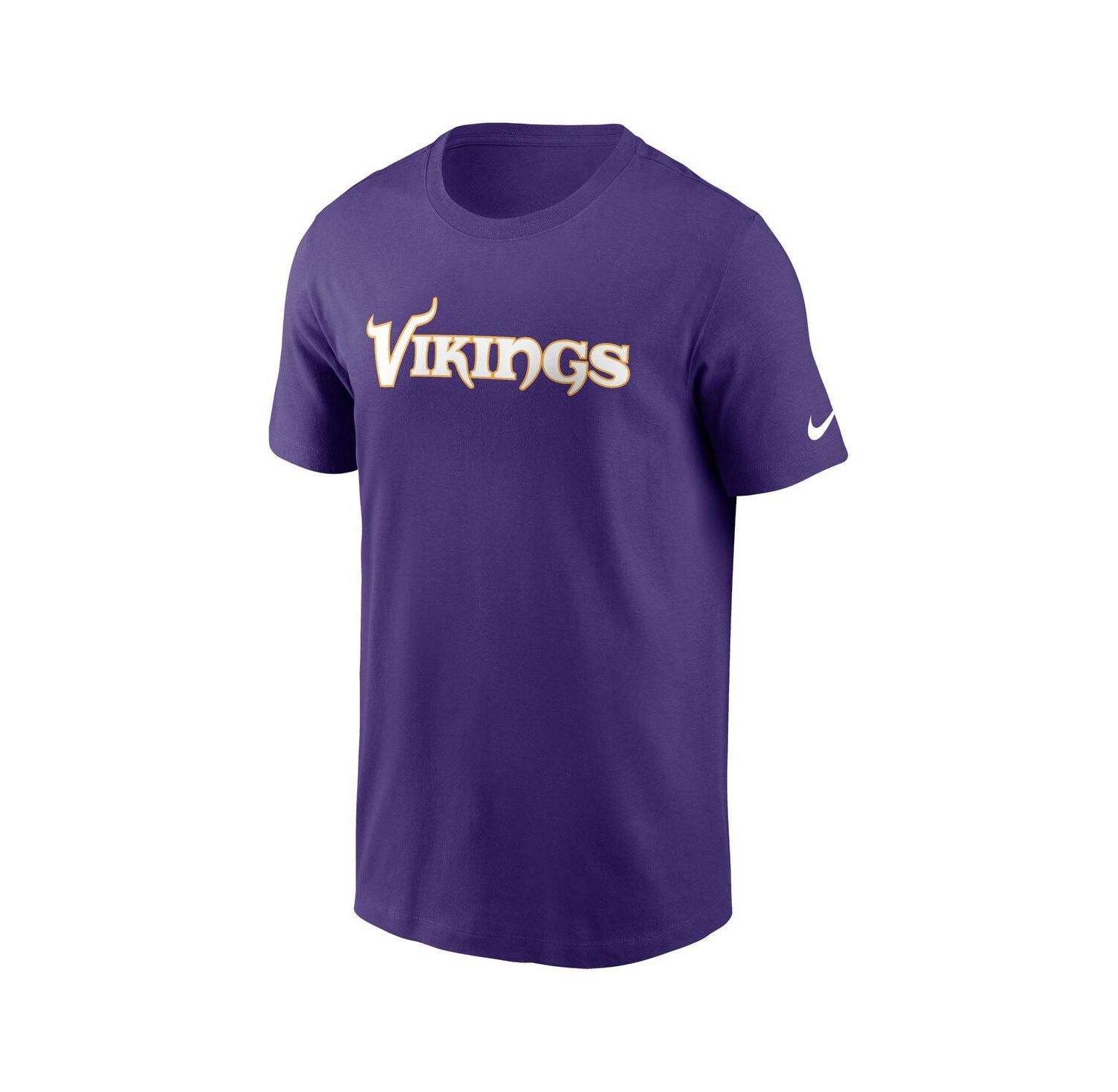 Men's Purple Minnesota Vikings Primetime Wordmark Essential T-Shirt