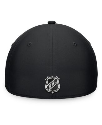 Men's Black Carolina Hurricanes Authentic Pro Training Camp Flex Hat