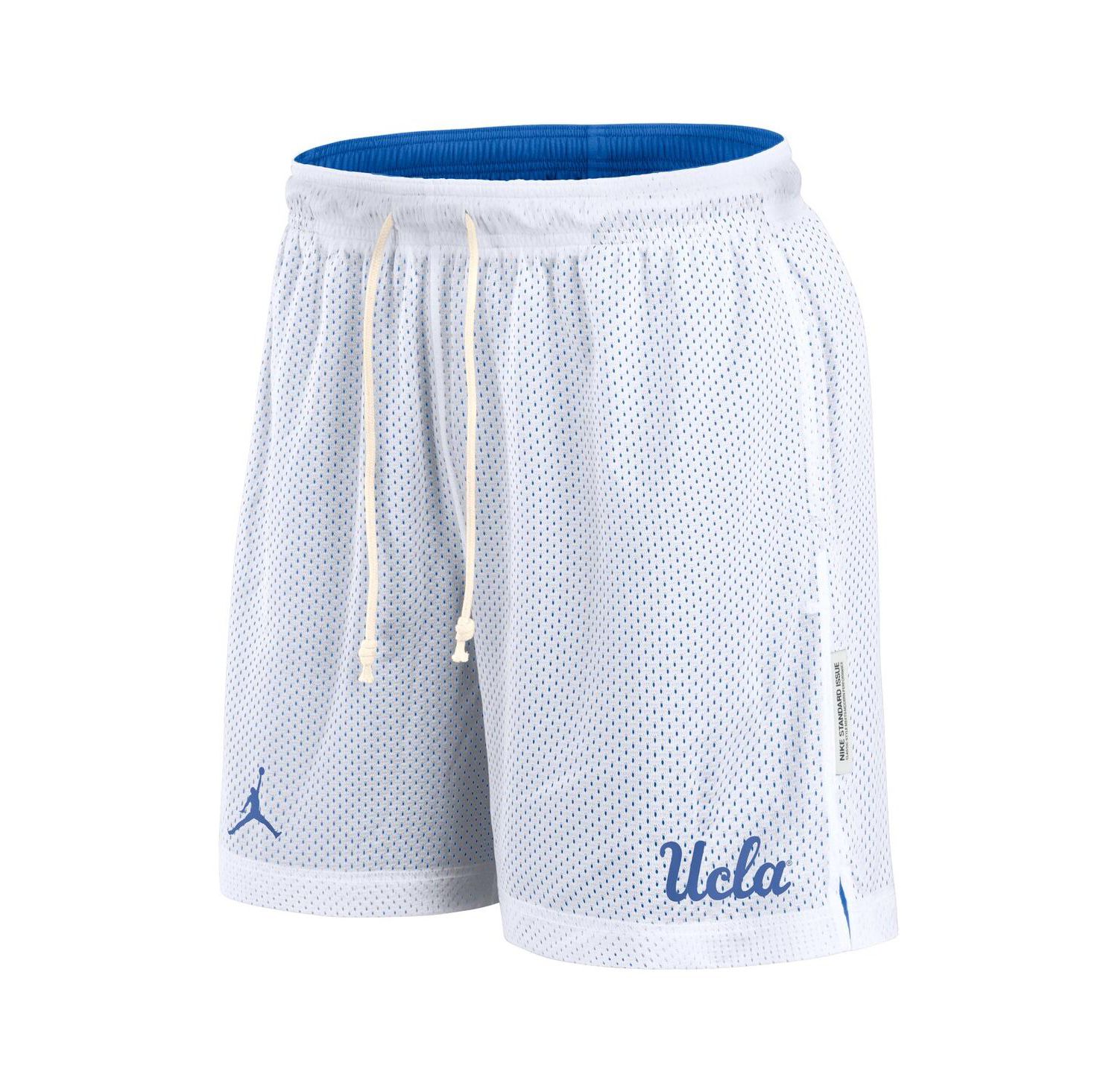 Men's White/Blue UCLA Bruins Primetime Reversible Shorts