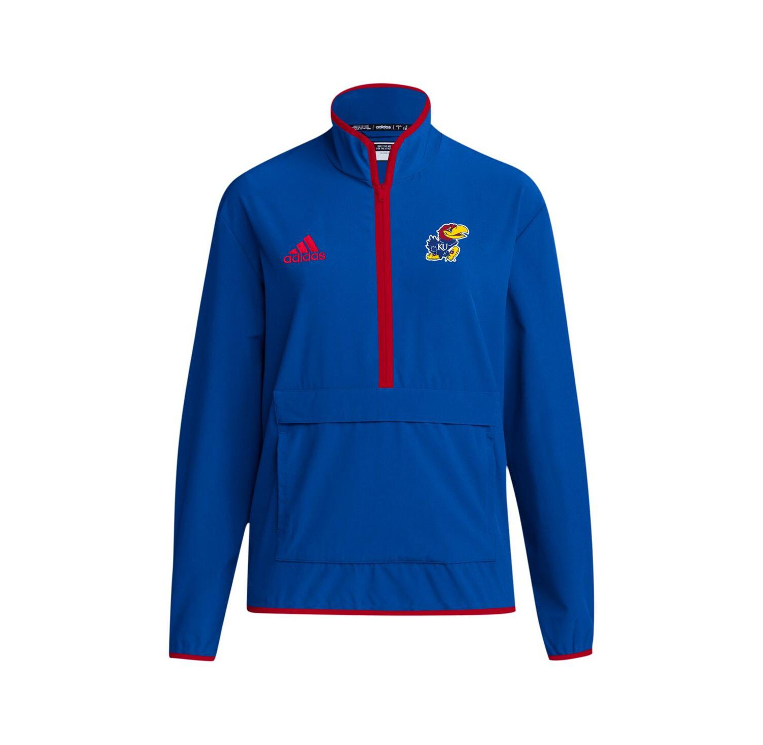 Men's Royal Kansas Jayhawks Coaches Sideline Half-Zip Jacket