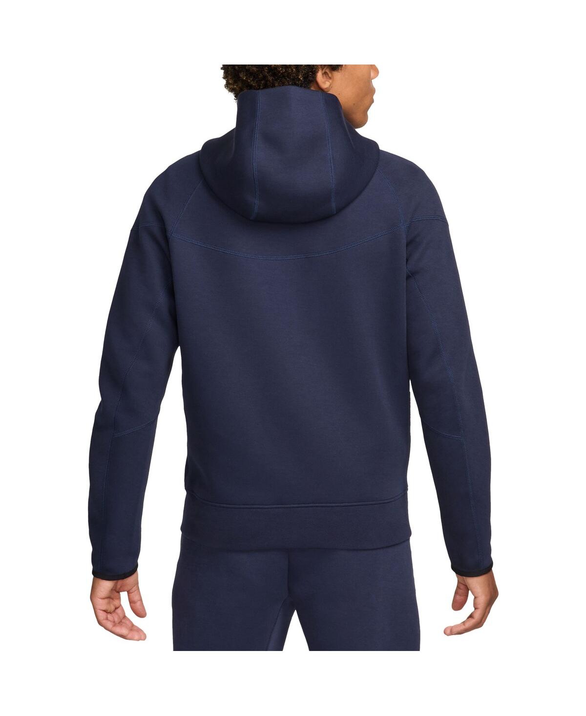NIKE MEN'S NAVY CHELSEA TECH FLEECE FULL-ZIP HOODIE