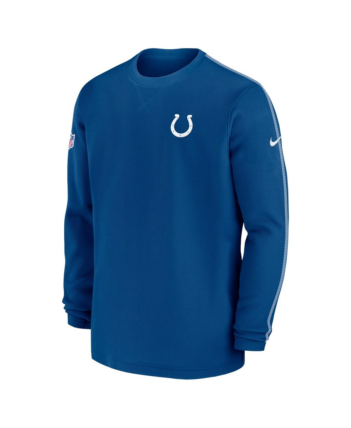 Nike Royal Indianapolis Colts 2024 Sideline Coaches Long Sleeve Top In Blue