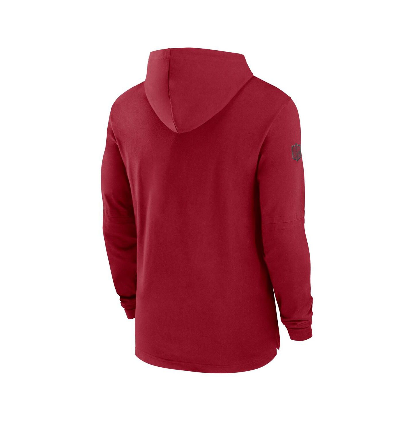 Мужское худи Nike Cardinal Arizona Cardinals Sideline Performance Long Sleeve T-Shirt — фото 2