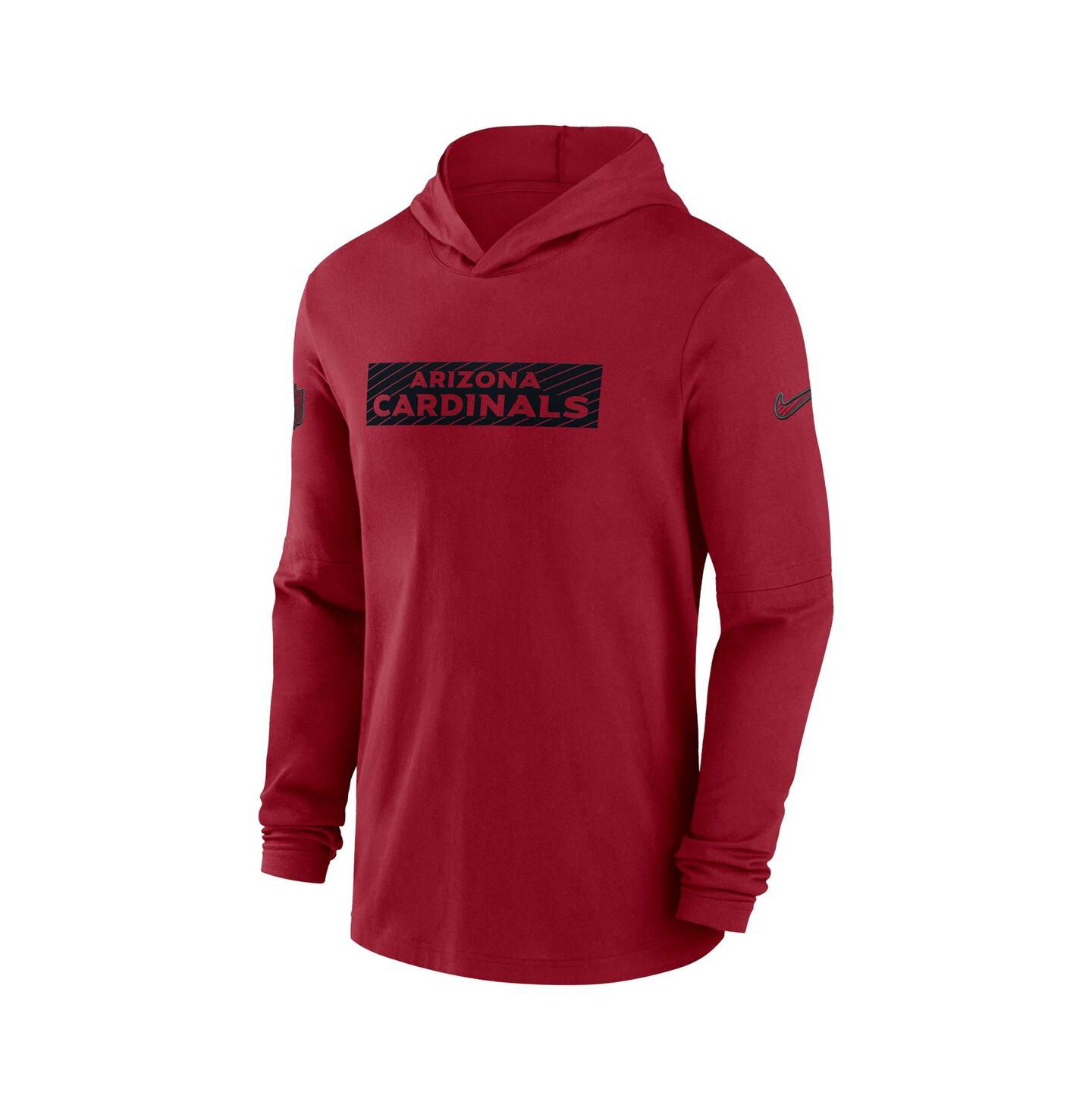 Мужское худи Nike Cardinal Arizona Cardinals Sideline Performance Long Sleeve T-Shirt — фото 3