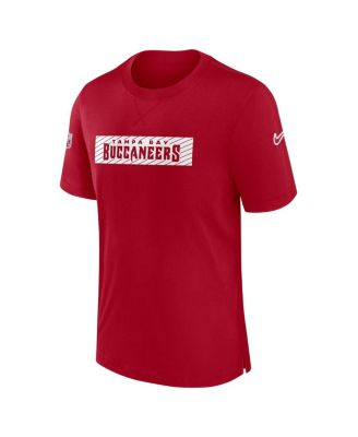Men's Red Tampa Bay Buccaneers Sideline Player Performance T-Shirt