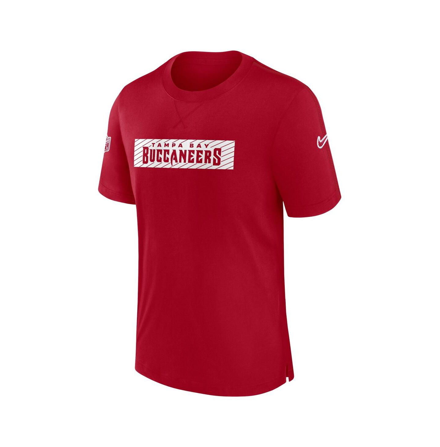 Мужская футболка Nike Red Tampa Bay Buccaneers Sideline Player Performance — фото 3