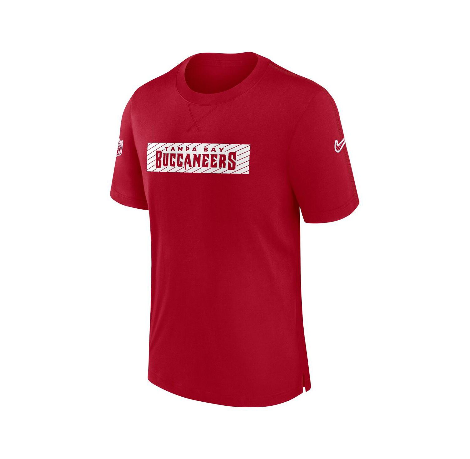 Men's Red Tampa Bay Buccaneers Sideline Player Performance T-Shirt