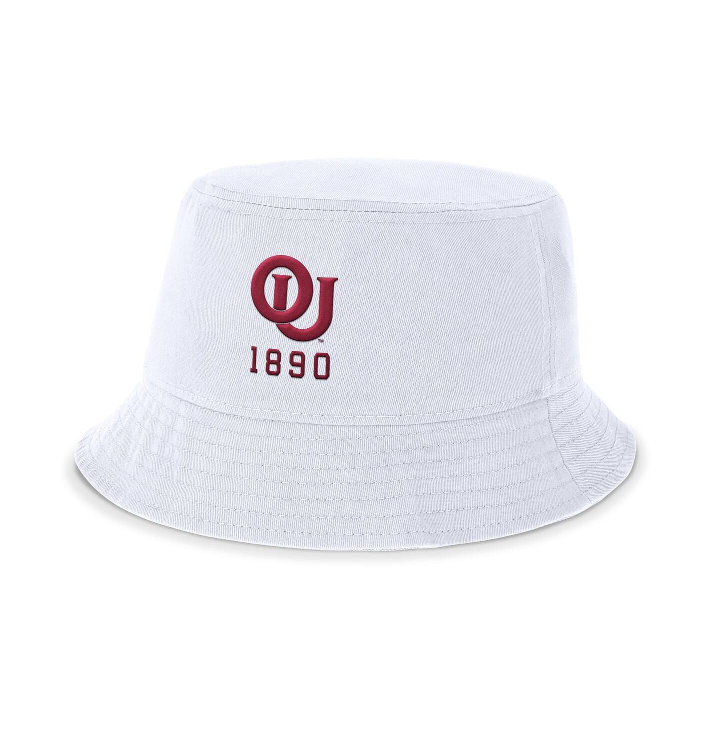 Мужская панама Nike White Oklahoma Sooners Legacy Apex Bucket Hat — фото 1