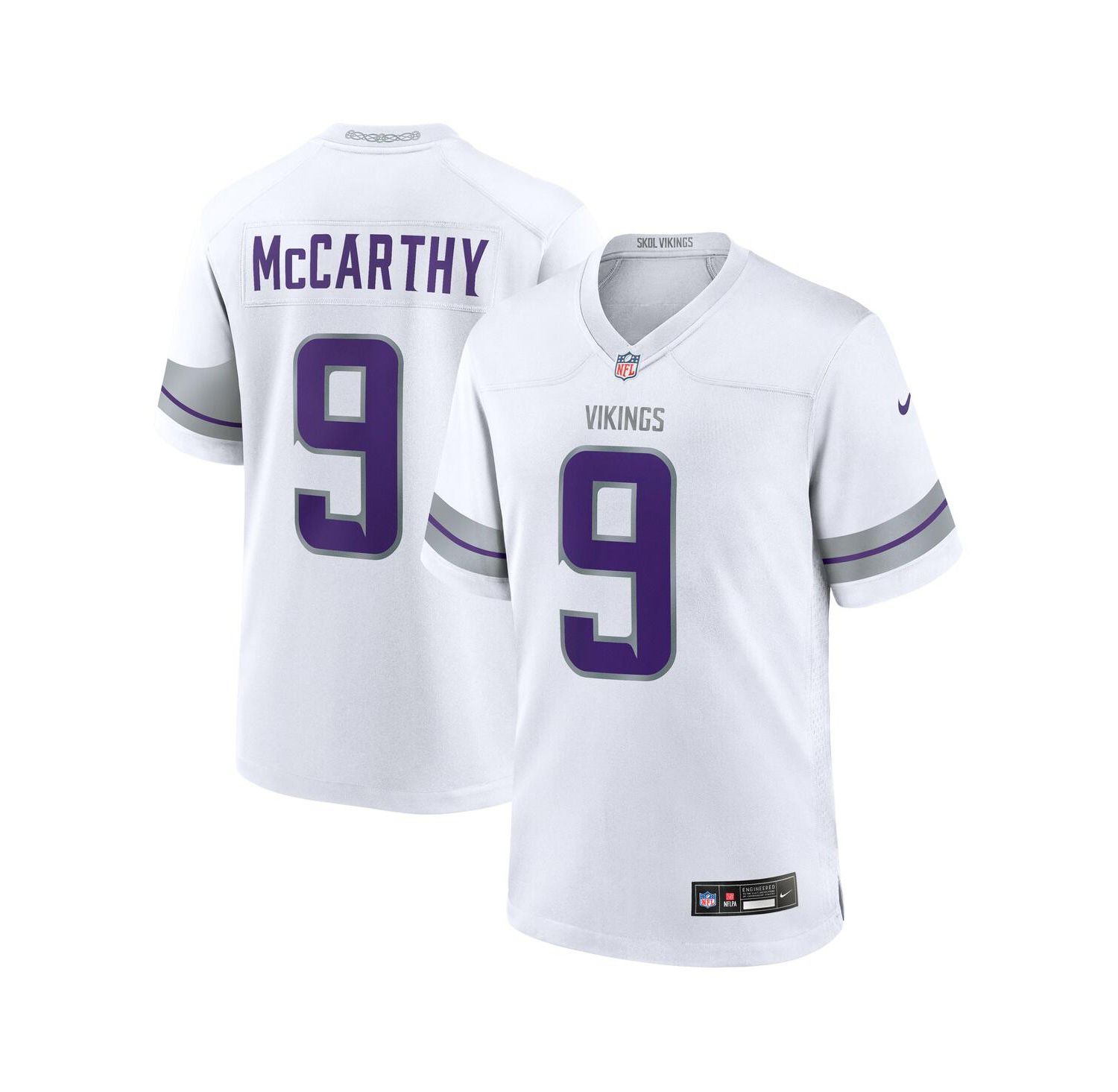 Men's J.J. McCarthy Minnesota Vikings Alternate Game Player Jersey