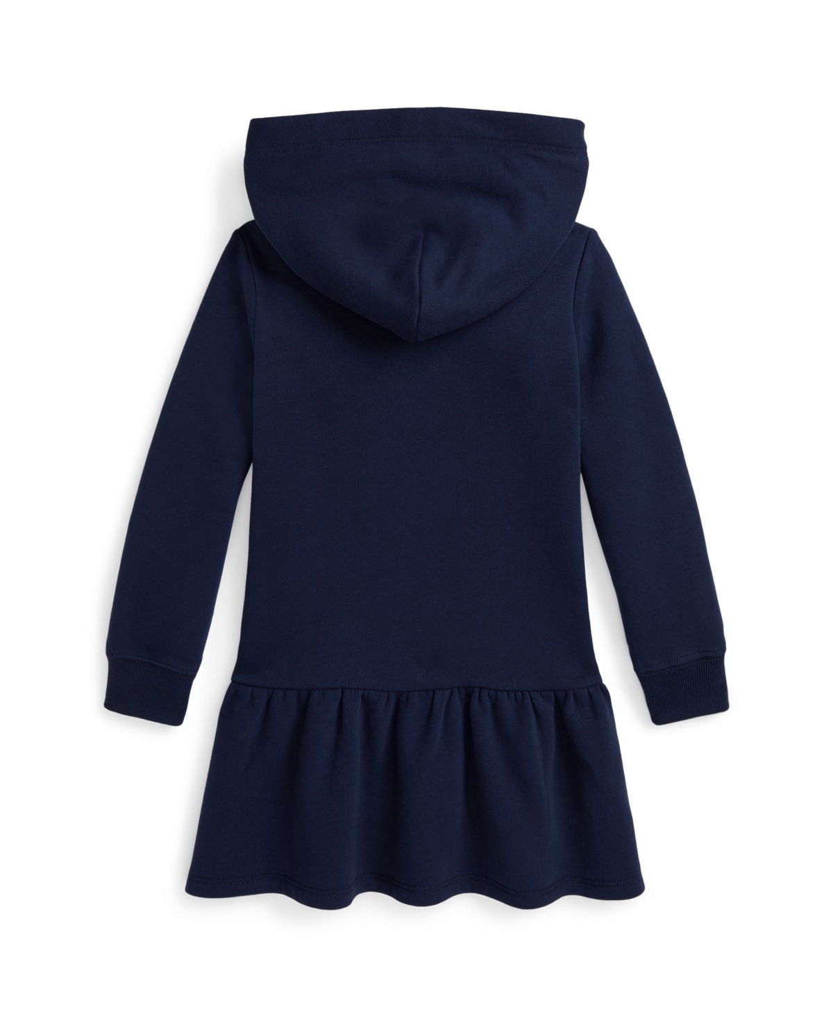 Polo Ralph Lauren Toddler And Little Girls Dog Print Fleece Hoodie Dress
