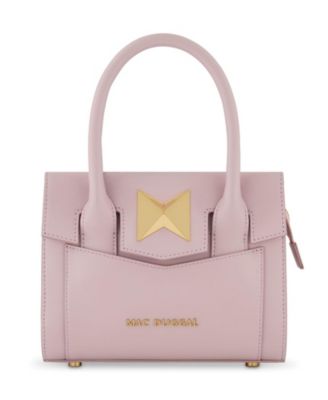 Gold Plated Hardware Small Leather Tote Bag