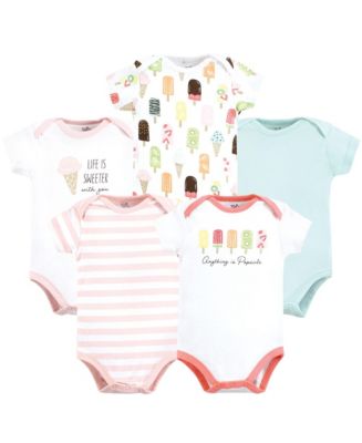 Touched by Nature Baby Girls Organic Cotton Bodysuits - Macy's
