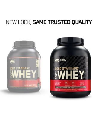 Gold Standard 100% Whey Protein Powder, Delicious Strawberry, 5 lb, 73 Servings