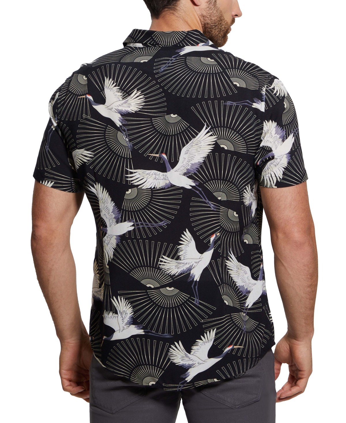 Guess Men's Crane Graphic Shirt