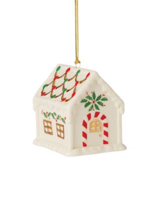 Lenox - Holiday Accent Porcelain Gingerbread House Ornament