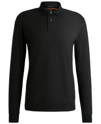 Men's Logo Patch Slim-Fit Polo