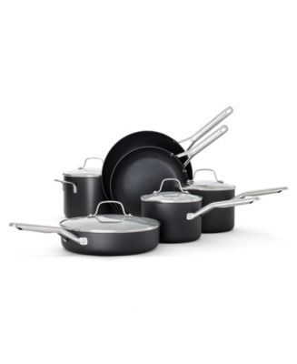 Calphalon Hard-Anodized Nonstick 10-Piece Cookware Set - Macy's