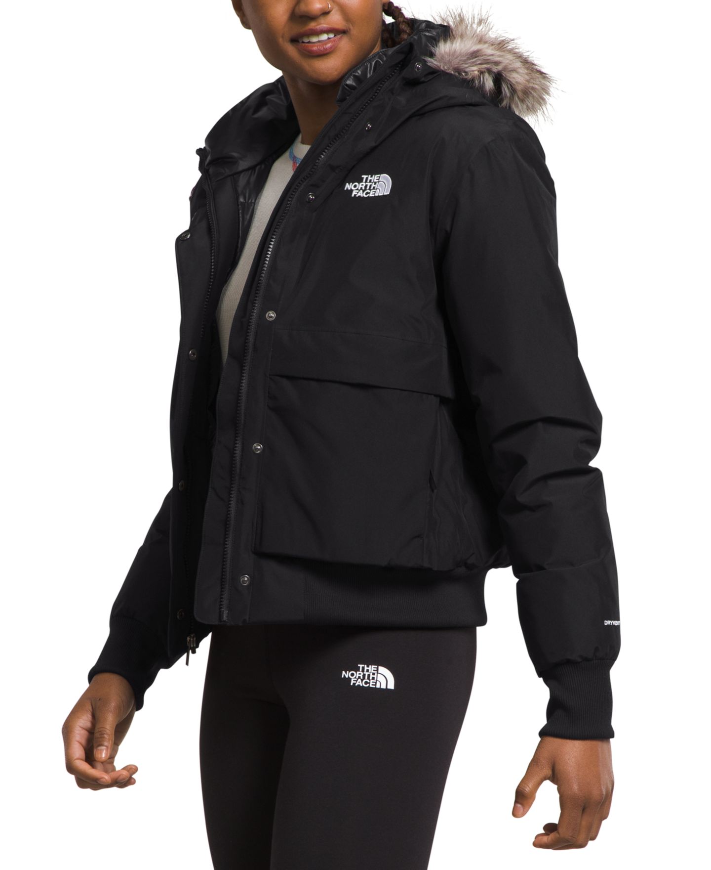 Женская куртка The North Face Arctic Bomber, цвет: Чёрный — фото 3