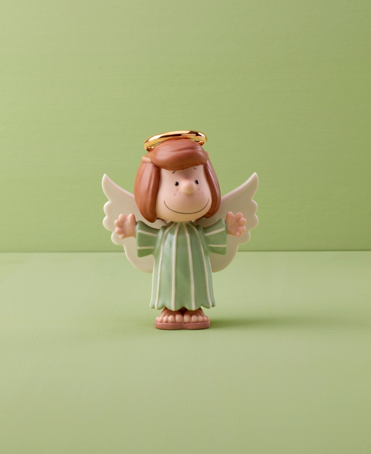 Lenox Peanuts Christmas Pageant Peppermint Patty Angel Figurine
