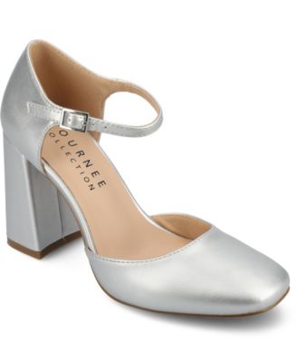 Women's Hesster Block Heel Ankle Strap Pumps