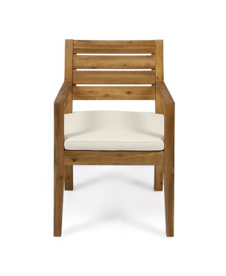 Streamdale Nestor Acacia Wood Dining Chair, Beige