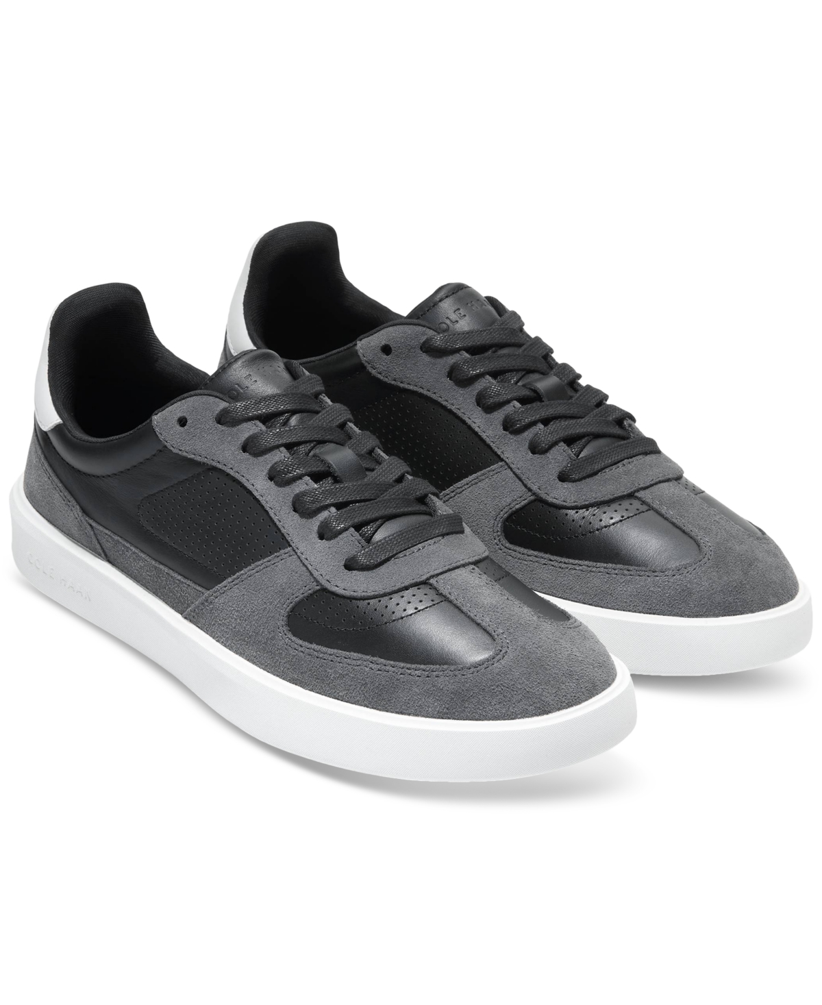 Cole Haan Men's Grand Crosscourt Modern Turf Sneaker - Black-Gray-Optic White
