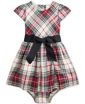 Outlet NWT Ralph Lauren Tartan Plaid Dress 24 months