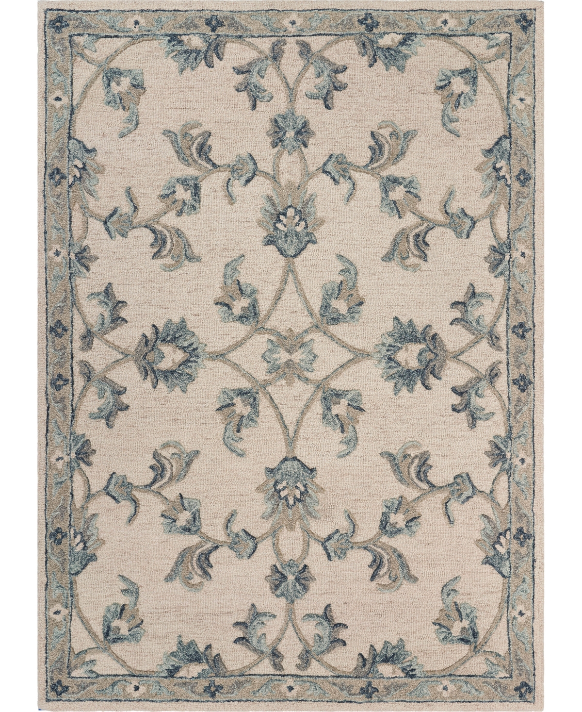 Lr Home Iris Victo-81581 2'x3' Area Rug - Ivory