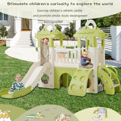 Streamdale 8-in-1 Toddler Climber & Slide Playset