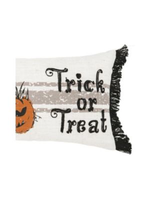 Trick Or Treat Halloween Printed Small/Petite Accent Pillow, 10" x 20"