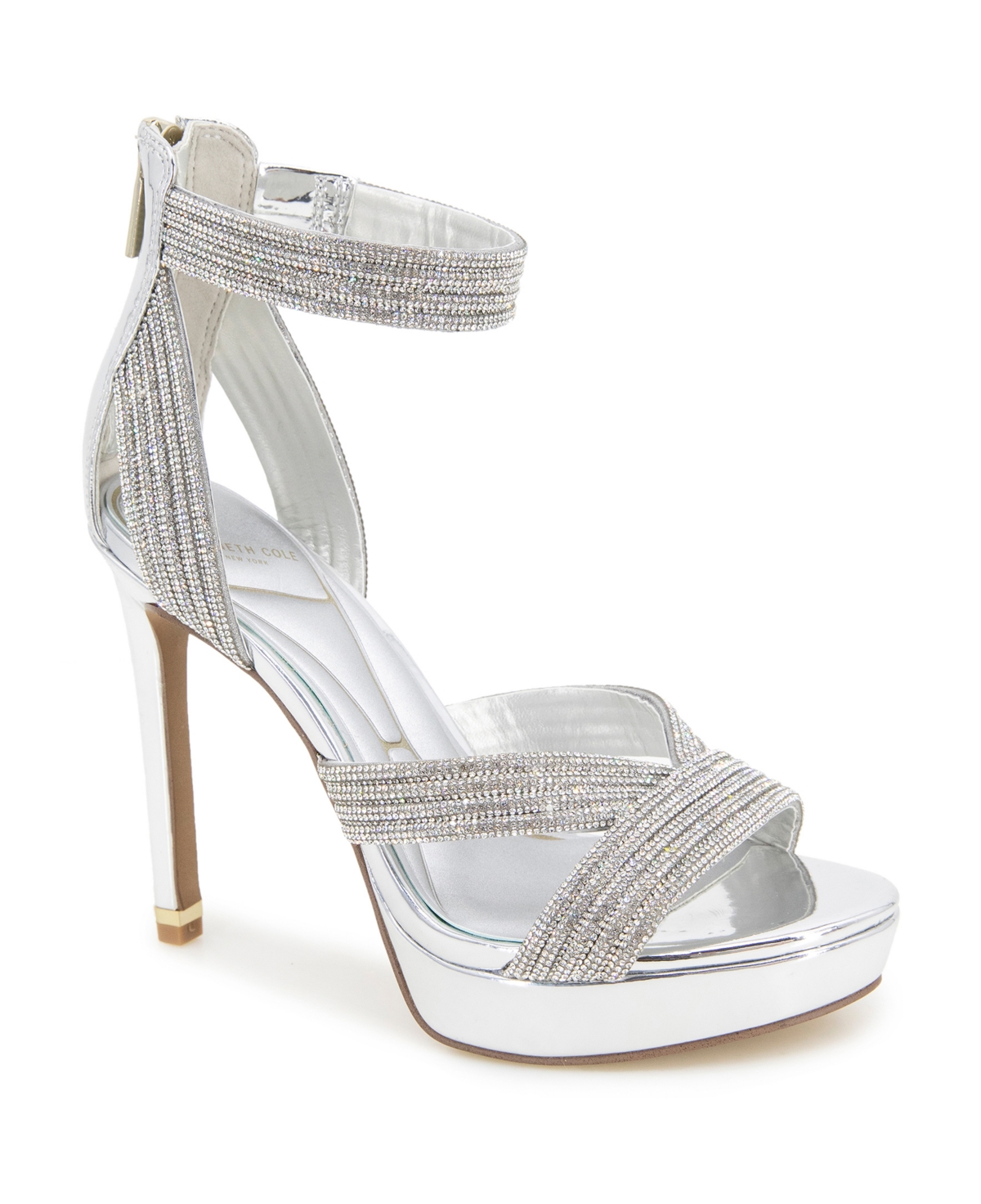 Women's Strappy Nadine Sandals - Silver Jewel