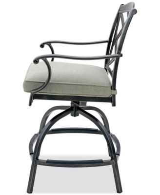 Wythburn Outdoor Firepit Bar Height Bar Stool, Created for Macy's