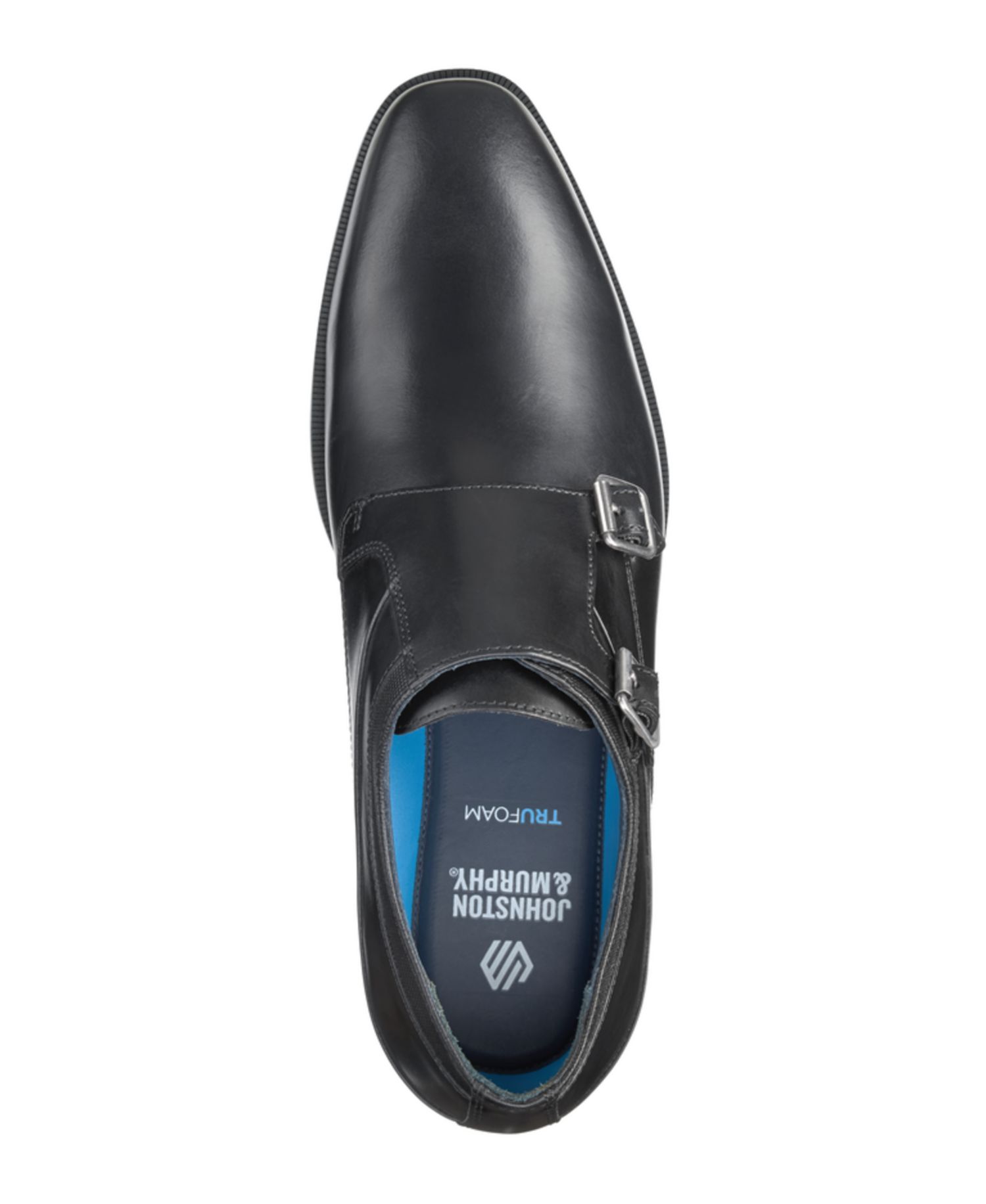 Men's Gibbons Double-Buckle Monk Oxfords