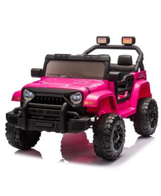 12V Kids Electric Ride-On Car w/ Remote, Music, Suspension, Headlights