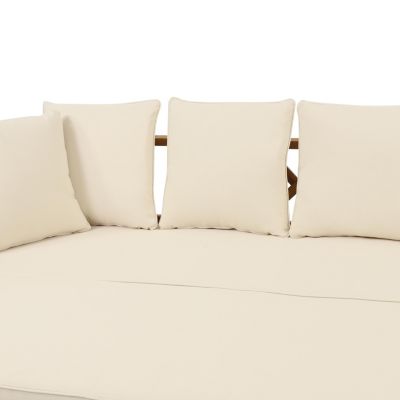 Escape Outdoors with Our Versatile Acacia Wood Daybed