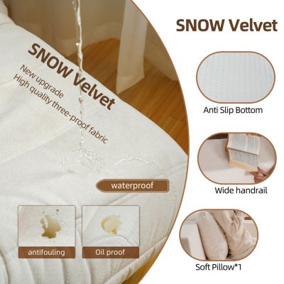 1 Count Fabric Ergonomic Bean Bag Chair Comfort and Style in One