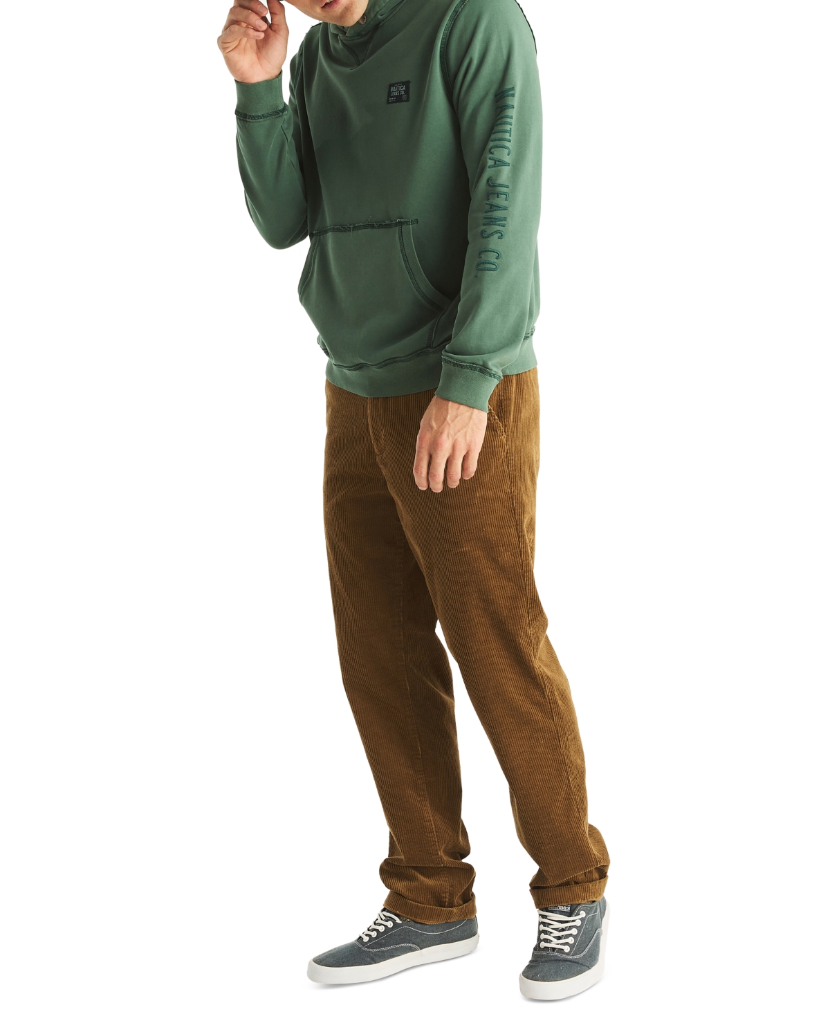Nautica Men's Classic-Fit Solid French Terry Hoodie