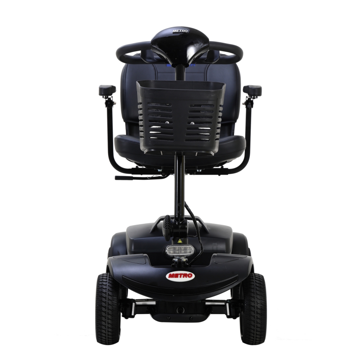 Streamdale Furniture Compact Travel Mobility Scooter: 300W Motor, 300lbs Capacity, Gloss- Black